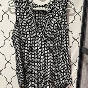 41 Hawthorn Monochrome Geometric Blouse
